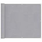 vidaXL Balkonsichtschutz Hellgrau 100 x 200 cm Oxford-Stoff