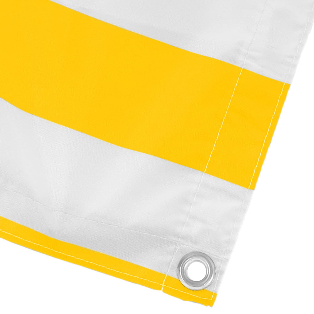 vidaXL Balkonsichtschutz Gelb und Weiß 75 x 200 cm