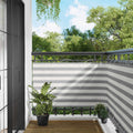 vidaXL Balkonsichtschutz 100 x 200 cm Oxford-Stoff Rechtwinklig
