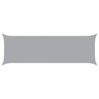 vidaXL Sonnensegel Hellgrau 6 x 2 m 100 % Polyester Oxford