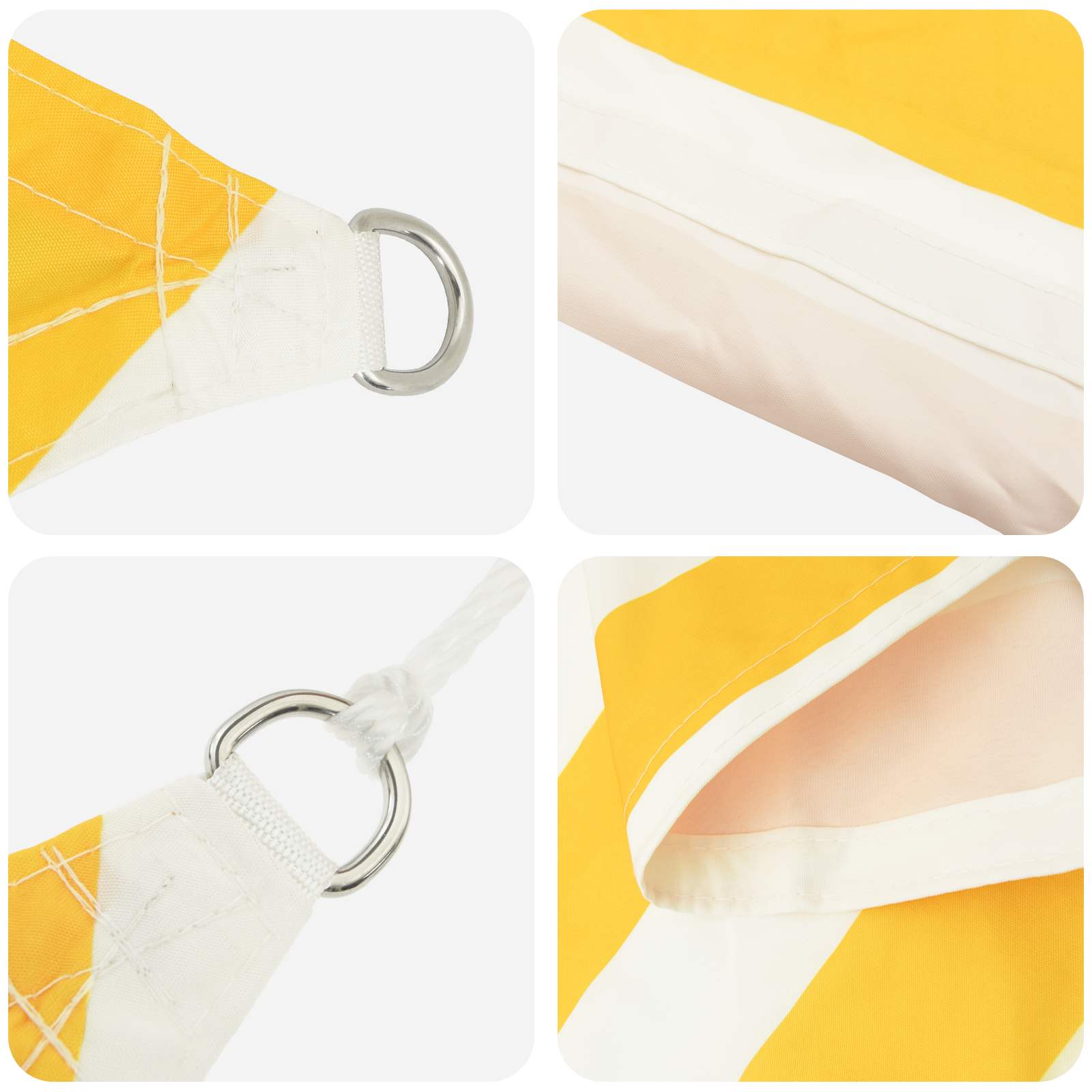 vidaXL Sonnensegel 4,5 x 2,5 m 100 % Polyester Oxford Rechtwinklig