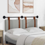 vidaXL Hängevorderseite Uni Wolkengrau 130 x 55 x 5 cm Antikes PU