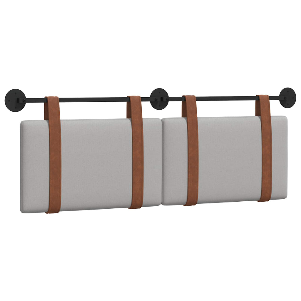 vidaXL Hängevorderseite Uni Wolkengrau 130 x 55 x 5 cm Antikes PU