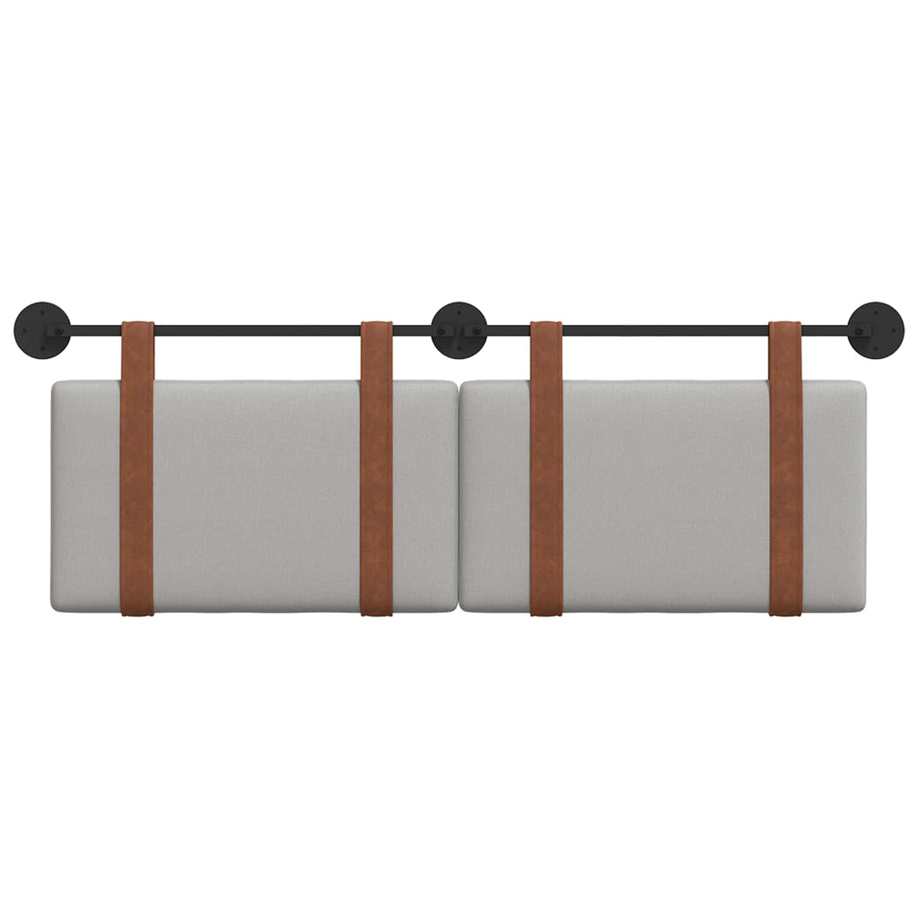 vidaXL Hängevorderseite Uni Wolkengrau 130 x 55 x 5 cm Antikes PU