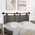 vidaXL Hängevorderseite Uni Dunkelgrau 130 x 55 x 5 cm Antikes PU