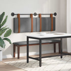 vidaXL Hängevorderseite Uni Dunkelgrau 130 x 55 x 5 cm Antikes PU