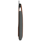 vidaXL Hängevorderseite Uni Dunkelgrau 130 x 55 x 5 cm Antikes PU