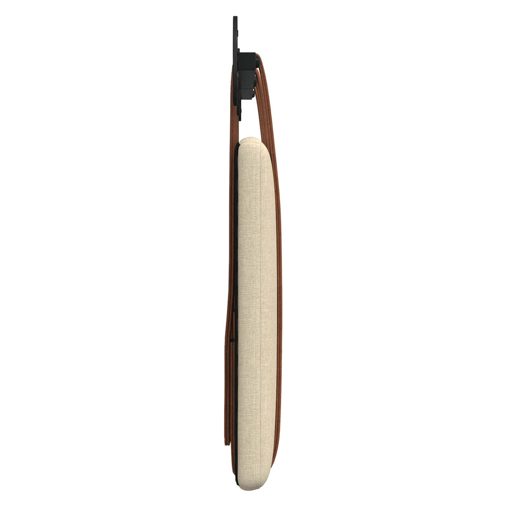 vidaXL Hängevorderseite Wandmontiert Creme 130 x 55 x 5 cm Antikes PU