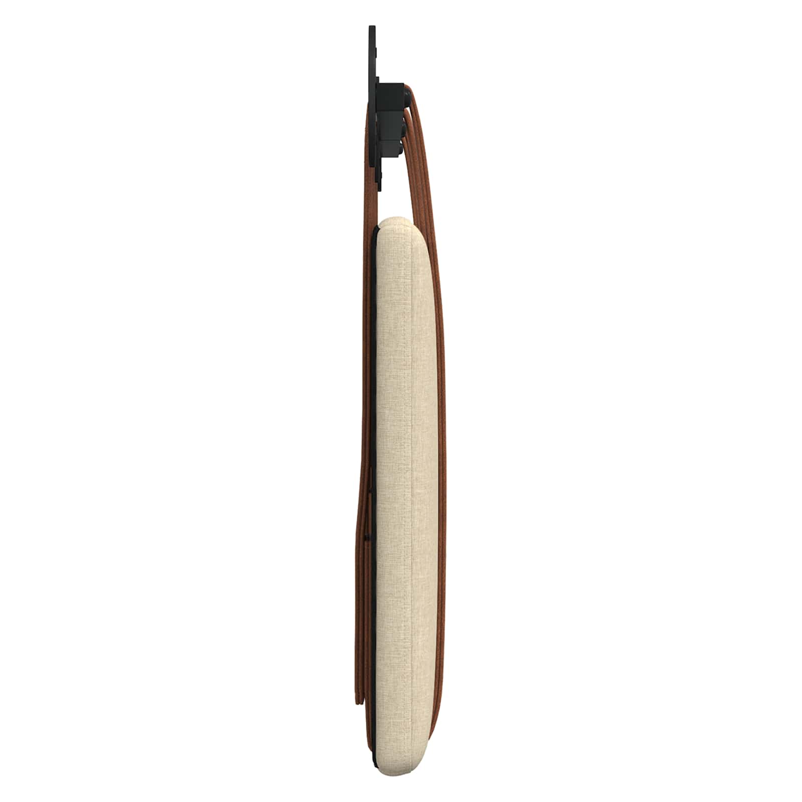 vidaXL Hängevorderseite Wandmontiert Creme 130 x 55 x 5 cm Antikes PU