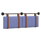 vidaXL Hängevorderseite Uni Jeans blau 130 x 55 x 5 cm Antikes PU