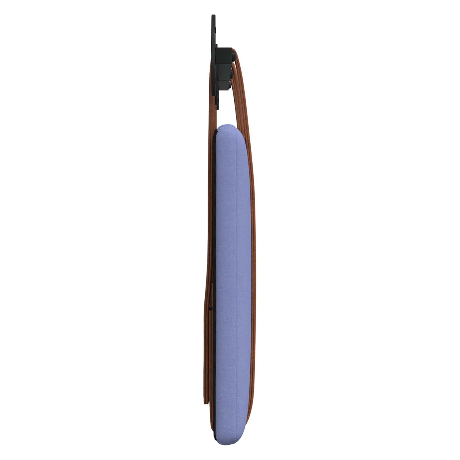 vidaXL Hängevorderseite Uni Jeans blau 130 x 55 x 5 cm Antikes PU
