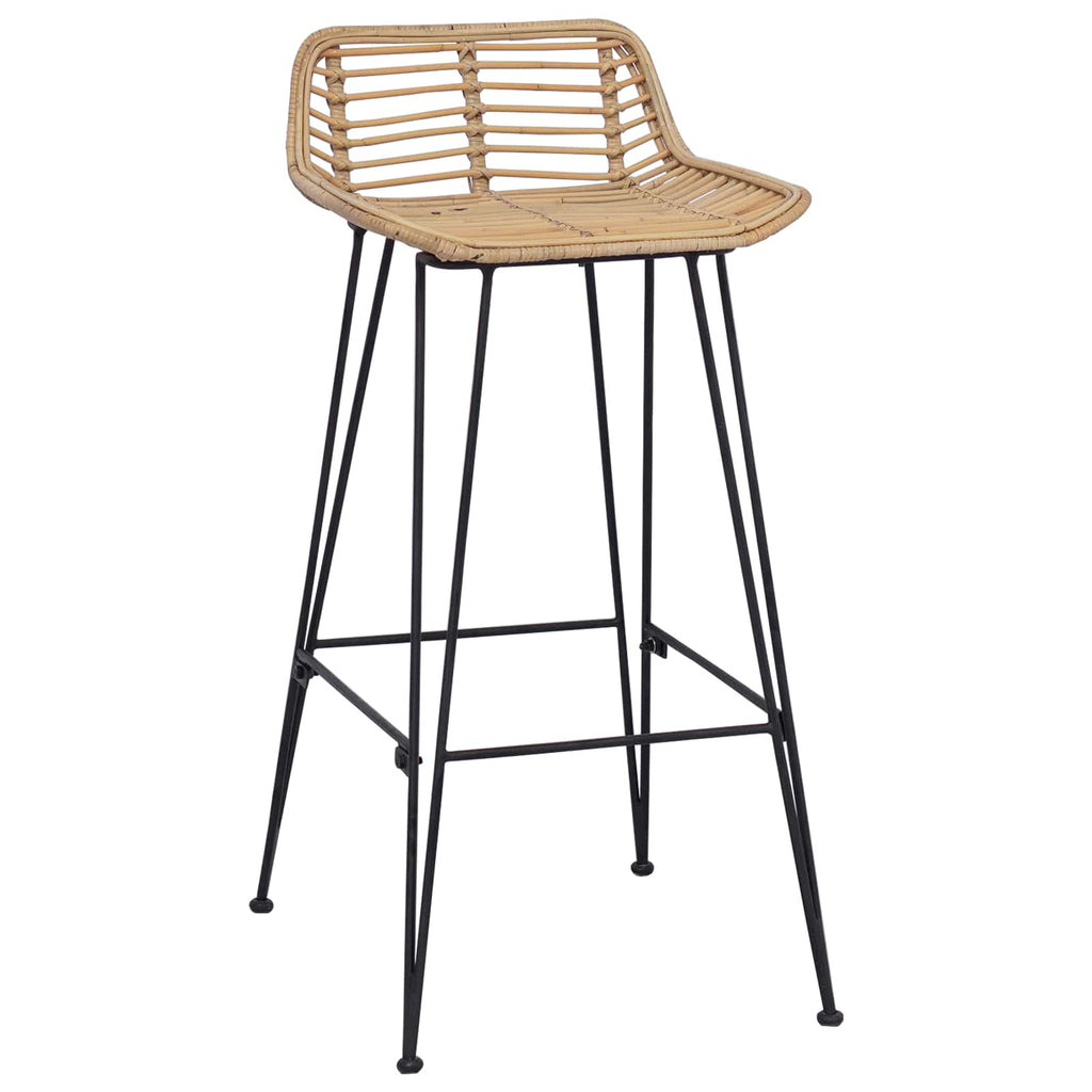 vidaXL Barstuhl 44 x 46 x 91 cm Stangenstahl Durchmesser, 10mm