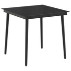 vidaXL Sofa-Tischset mit Kissen mit Kissen 5 pcs Schwarz und Cremeweiß