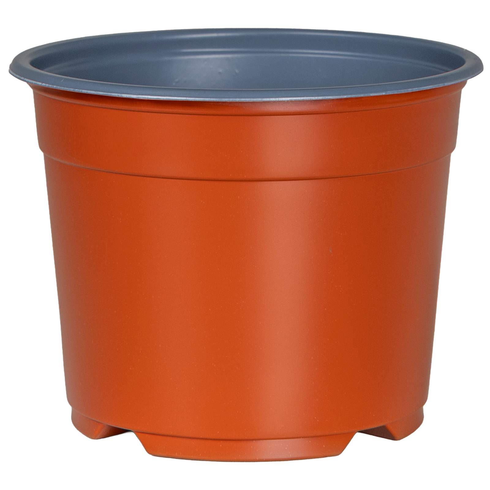 vidaXL Runder Blumentopf 50 pcs Terrakotta Ø 10 x 8 cm Kunststoff