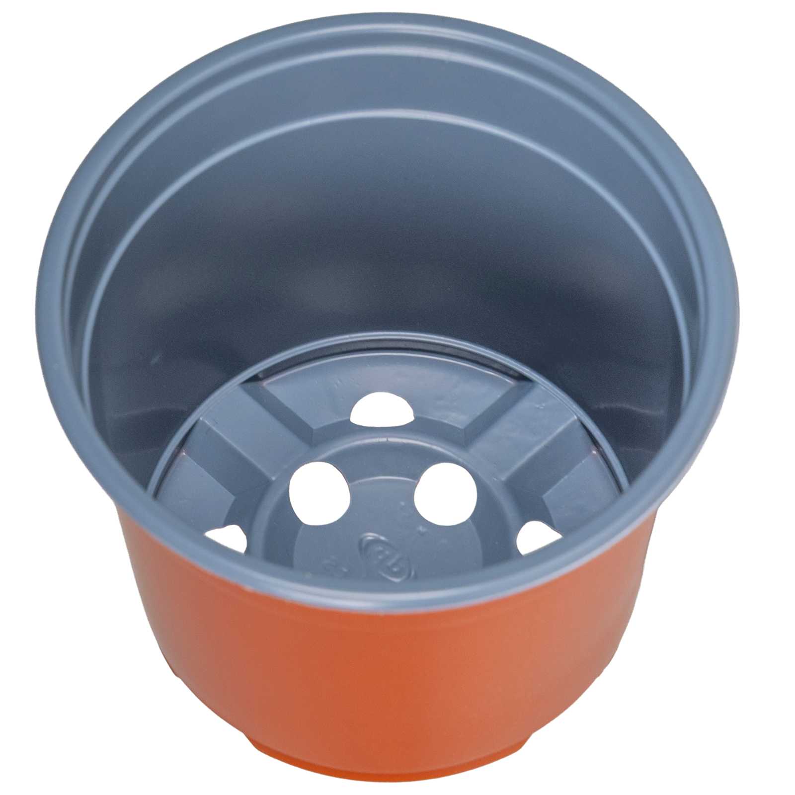 vidaXL Runder Blumentopf 200 pcs Terrakotta Ø 10 x 8 cm Kunststoff