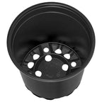 vidaXL Blumentopf 50 pcs Schwarz Ø 15 x 13 cm Kunststoff