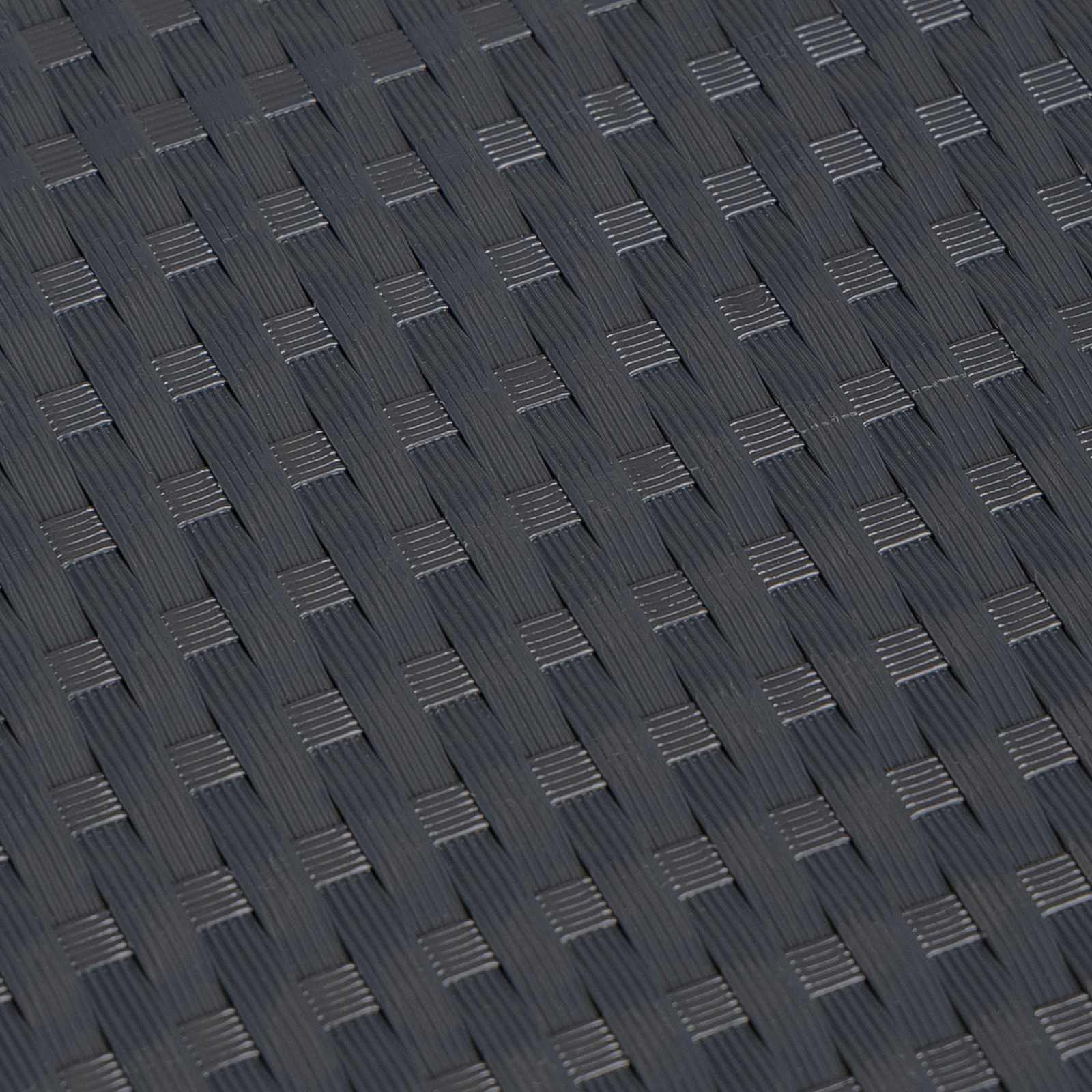vidaXL Balkonsichtschutz Dunkelgrau 300 x 80 cm Poly-Rattan