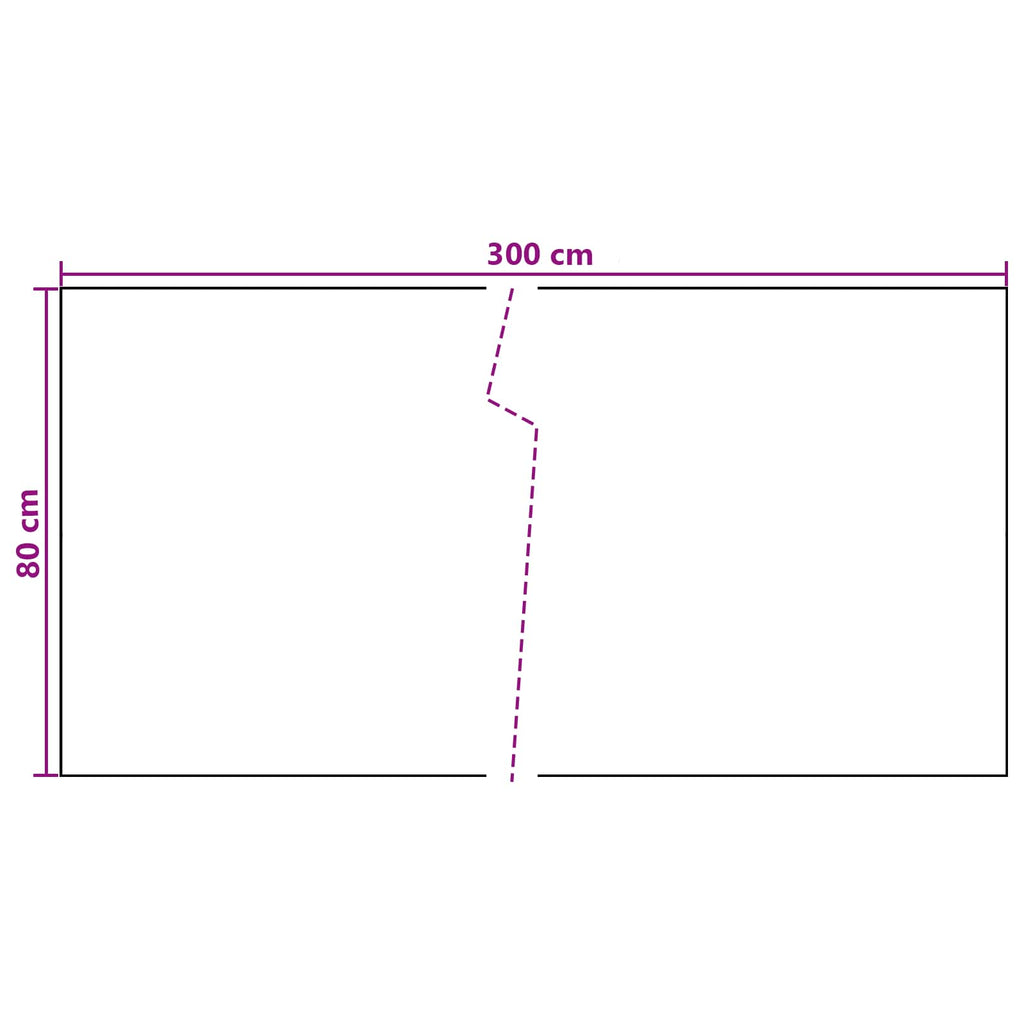 vidaXL Balkonsichtschutz Dunkelgrau 300 x 80 cm Poly-Rattan