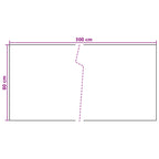 vidaXL Balkonsichtschutz Dunkelgrau 300 x 80 cm Poly-Rattan