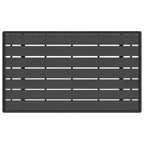 vidaXL Outdoortisch-Set 5 pcs Schwarz und Cremeweiß Poly-Rattan