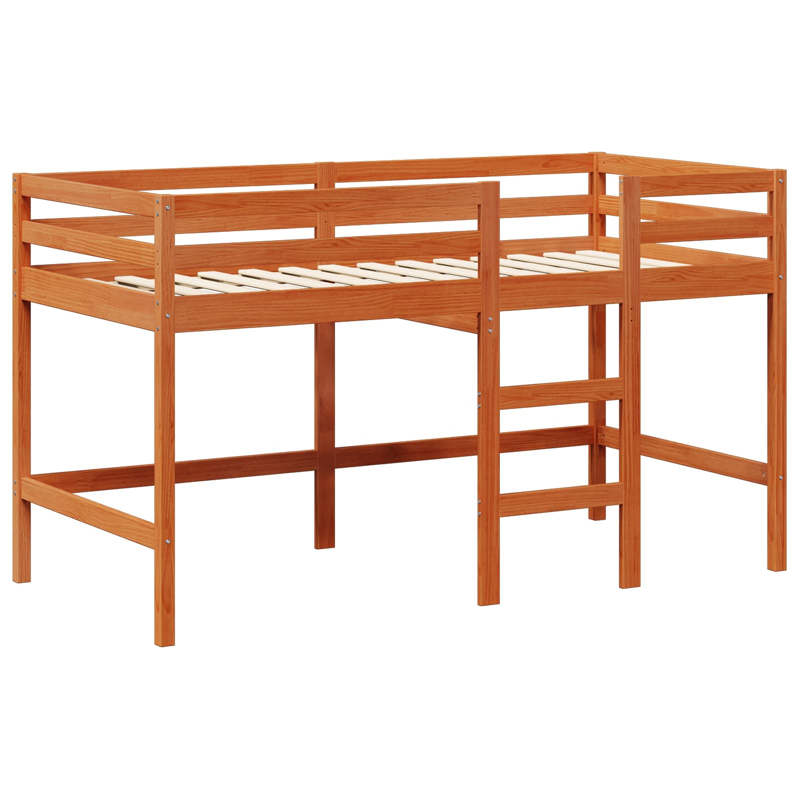 vidaXL Tagesbett Set 2 pcs Wachsbraun Massives Kiefernholz