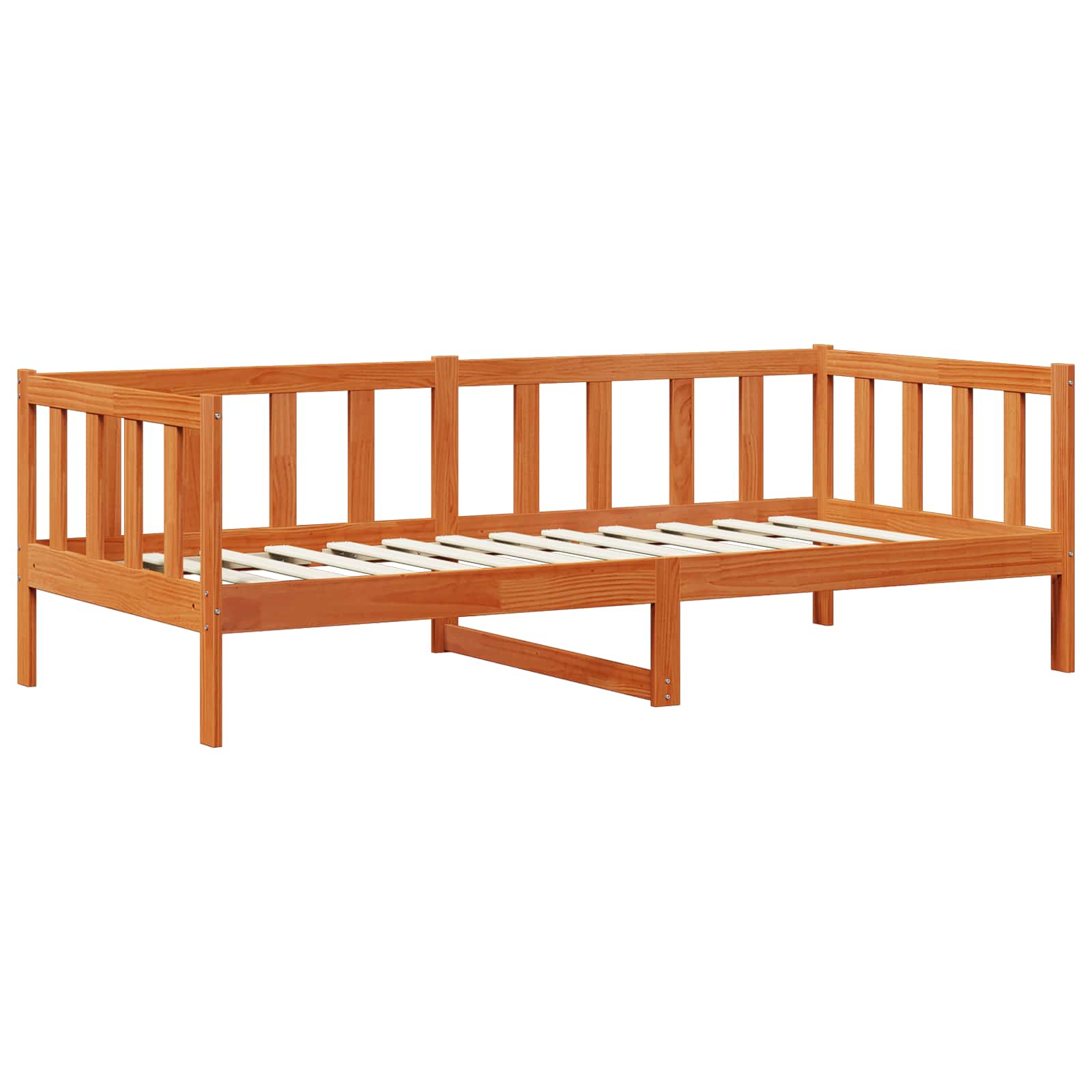 vidaXL Tagesbett Set 3 pcs Wachsbraun Massives Kiefernholz