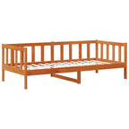 vidaXL Tagesbett mit Schubladen 3 pcs Wachsbraun Massivholz Kiefer