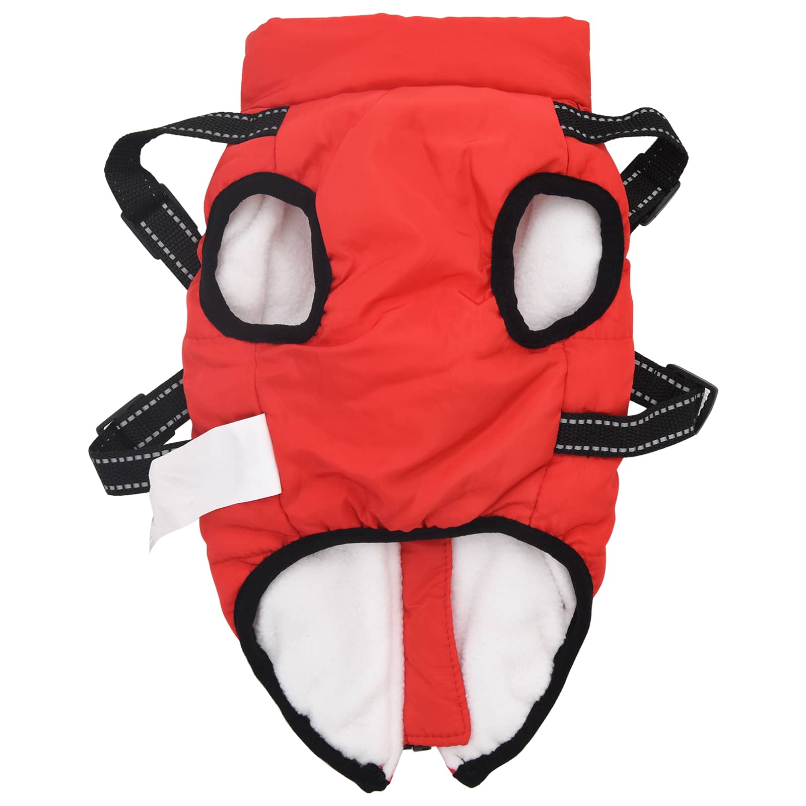 vidaXL Hundemantel Rot L24 Fleece und Polyester