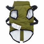 vidaXL Hundemantel Olivegrün L24 Fleece und Polyester