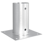 vidaXL runder Bodenanker 12 pcs Silber 15 x 15 x 15 cm Metall