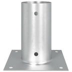 vidaXL runder Bodenanker 12 pcs Silber 15 x 15 x 15 cm Metall