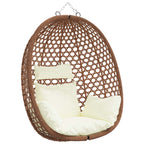 vidaXL Hängesessel ohne Gestell Poly-Rattan 92 x 57,5 x 110 cm