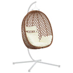 vidaXL Hängesessel ohne Gestell Poly-Rattan 92 x 57,5 x 110 cm