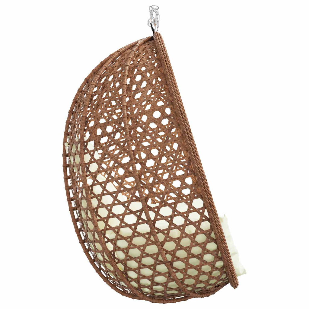vidaXL Hängesessel ohne Gestell Poly-Rattan 92 x 57,5 x 110 cm