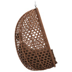 vidaXL Hängesessel ohne Gestell Kaffeebraun 92 x 57,5 x 110 cm