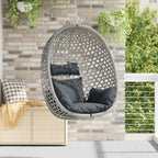 vidaXL Hängesessel ohne Gestell Anthrazit und Grau 92 x 57,5 x 110 cm