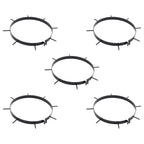 vidaXL Rasen-Aerator-Klemme mit Spikes 5 pcs Ø 30 cm Stahl