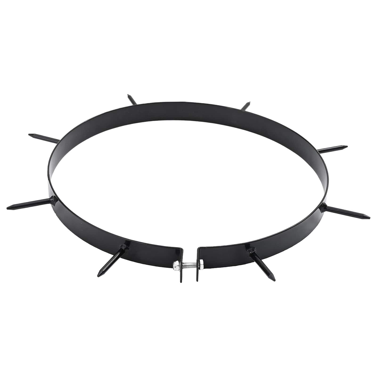 vidaXL Rasen-Aerator-Klemme mit Spikes 5 pcs Schwarz Ø 320 mm Eisen