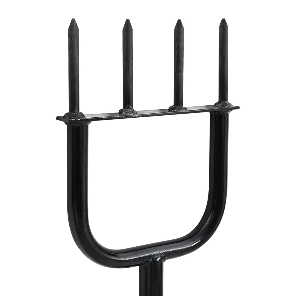 vidaXL Rasenbelüfter Werkzeug Schwarz 95 x 27 cm Kunststoff