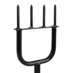 vidaXL Rasenbelüfter Werkzeug Schwarz 95 x 27 cm Kunststoff