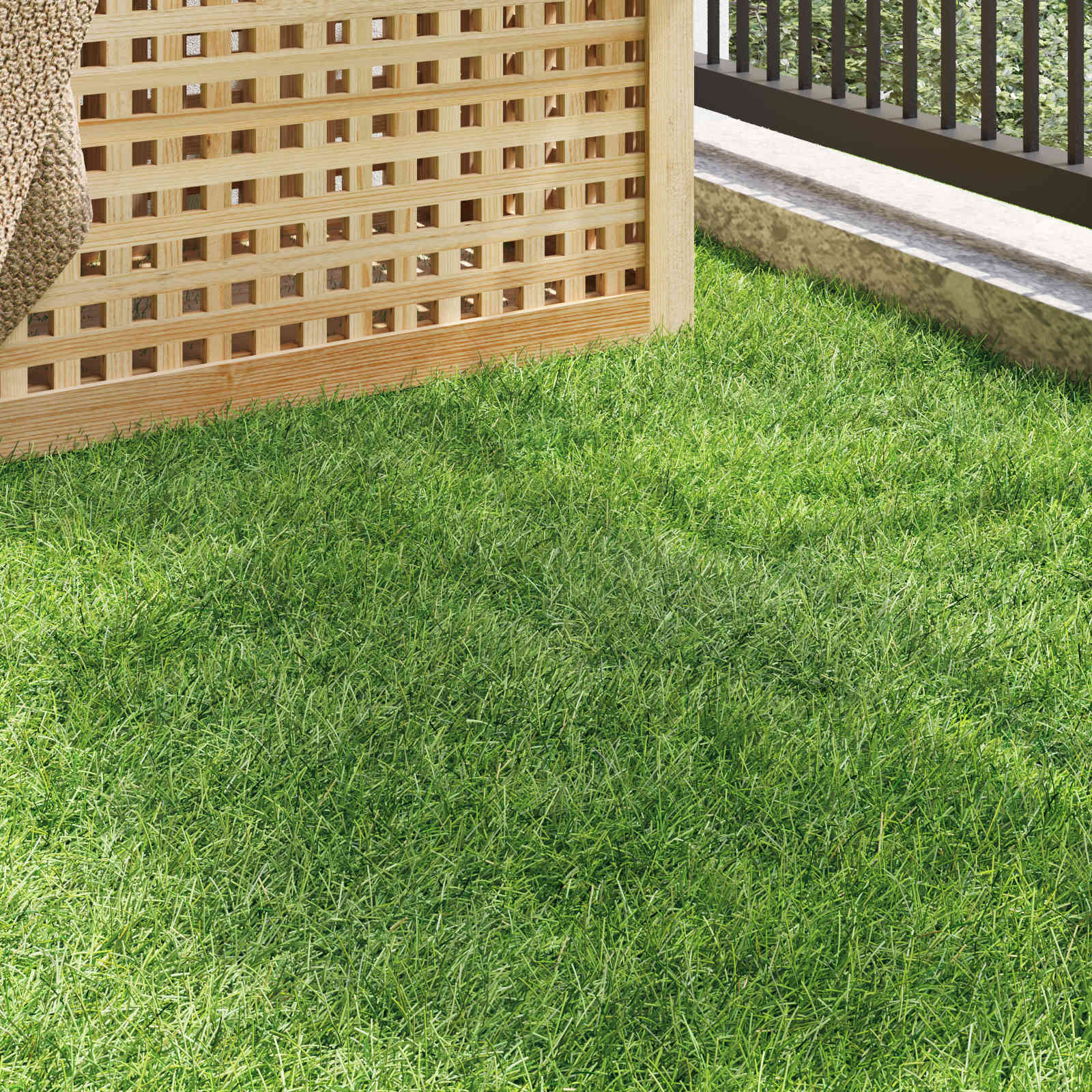 vidaXL Kunstrasen Grün 1 x 8 m / 50 mm PP und PE
