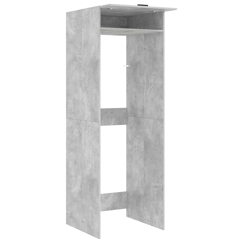 vidaXL Waschmaschinen-Schrank Beton 67,5 x 68 x 200 cm Holzwerkstoff