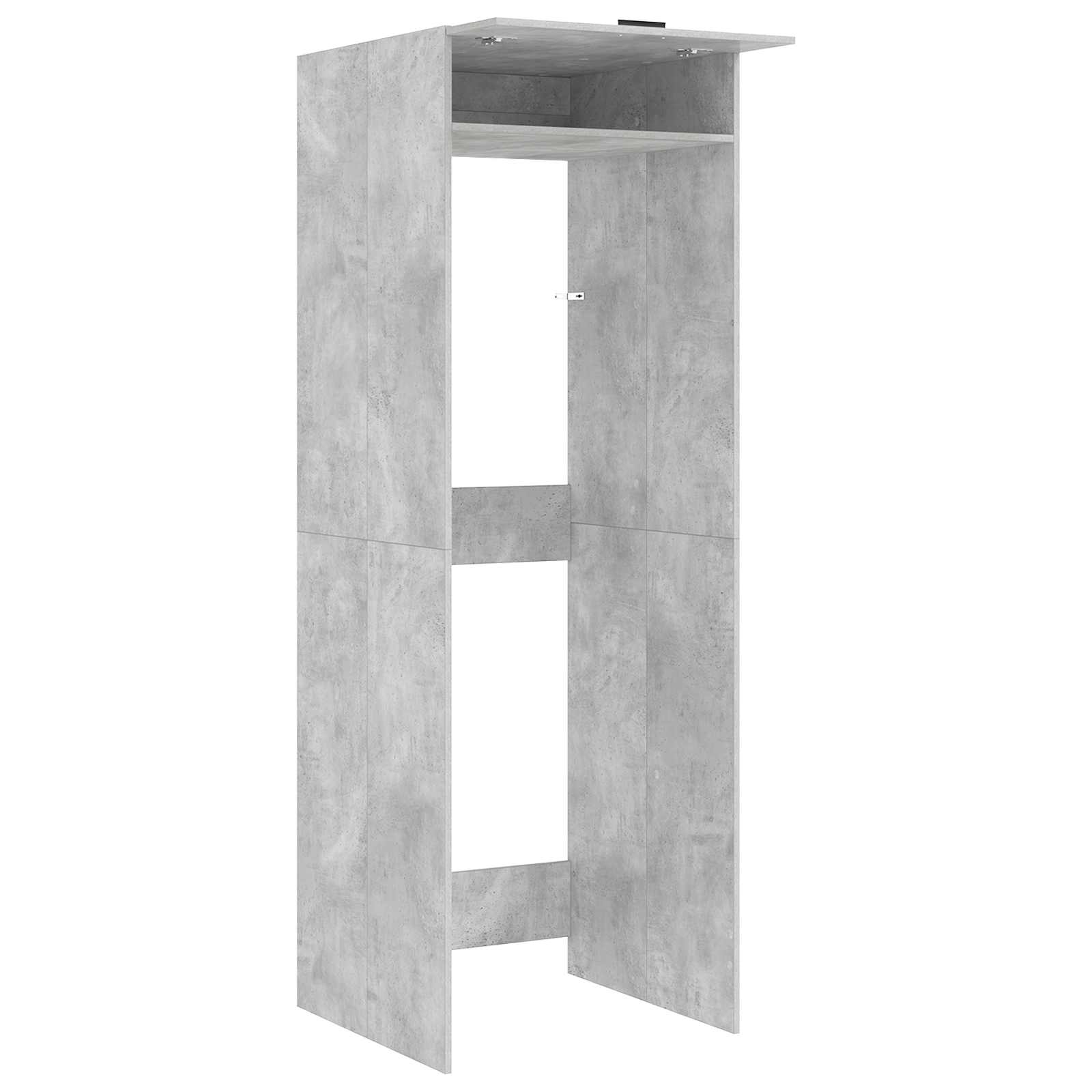 vidaXL Waschmaschinen-Schrank Beton 67,5 x 68 x 200 cm Holzwerkstoff