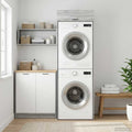 vidaXL Waschmaschinen-Schrank mit Tür Graues Sonoma 67,5 x 68 x 200 cm