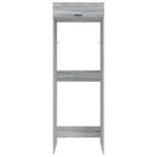 vidaXL Waschmaschinen-Schrank mit Tür Graues Sonoma 67,5 x 68 x 200 cm