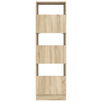 vidaXL Wäscheschrank mit Tür Sonoma 50 x 68 x 162 cm Holzwerkstoff