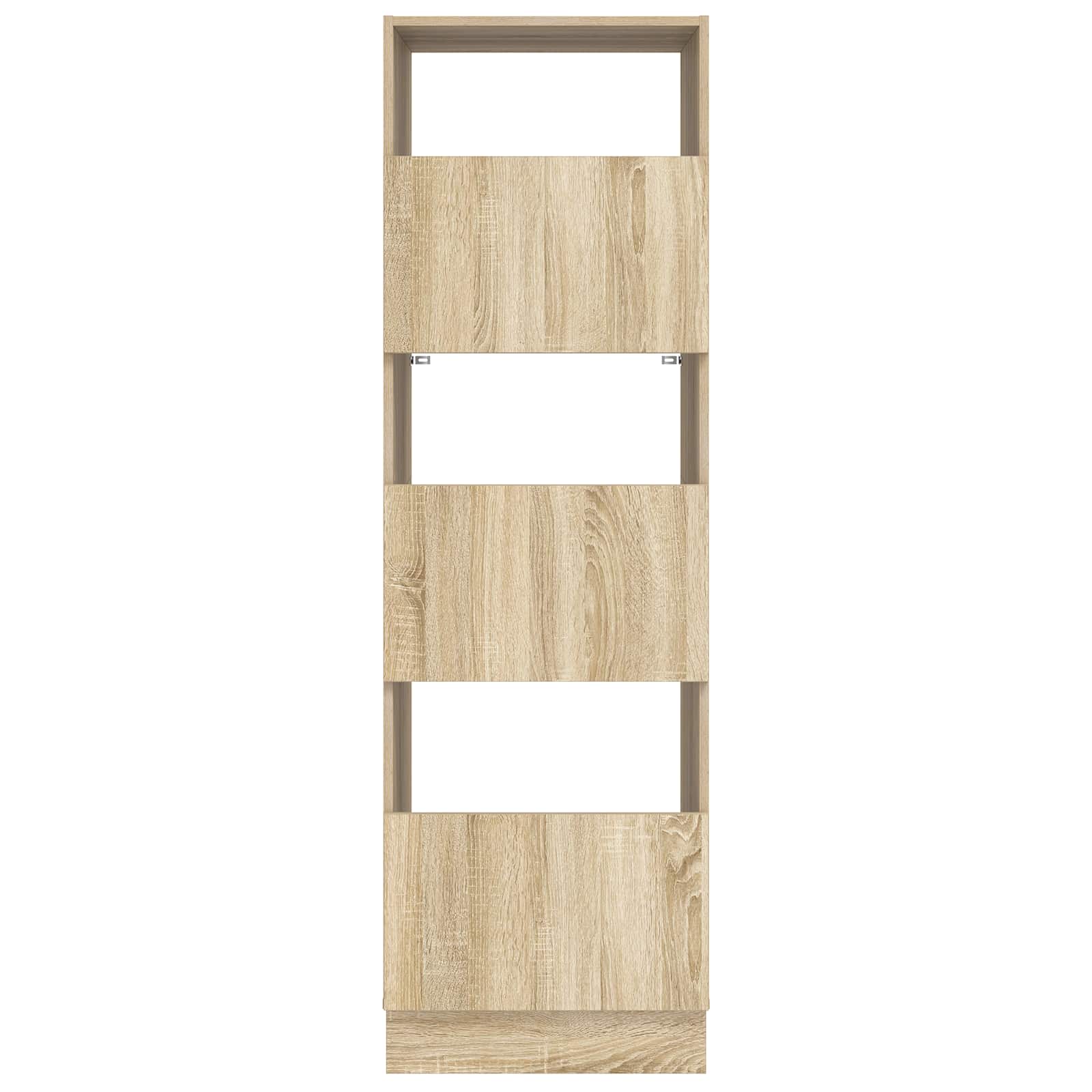 vidaXL Wäscheschrank mit Tür Sonoma 50 x 68 x 162 cm Holzwerkstoff