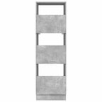 vidaXL Wäscheschrank mit Speicher Beton 50 x 68 x 162 cm Holzwerkstoff