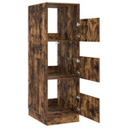 vidaXL Wäscheschrank Geräucherte Eiche 50 x 68 x 162 cm Holzwerkstoff
