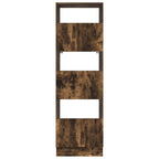 vidaXL Wäscheschrank Geräucherte Eiche 50 x 68 x 162 cm Holzwerkstoff